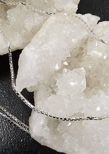 Sterling Silver Neck Box Chain CSX26/45